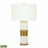 Elk Signature Jansen 27'' High 1-Light Table Lamp - Aged Brass - Includes LED Bulb D4729-LED